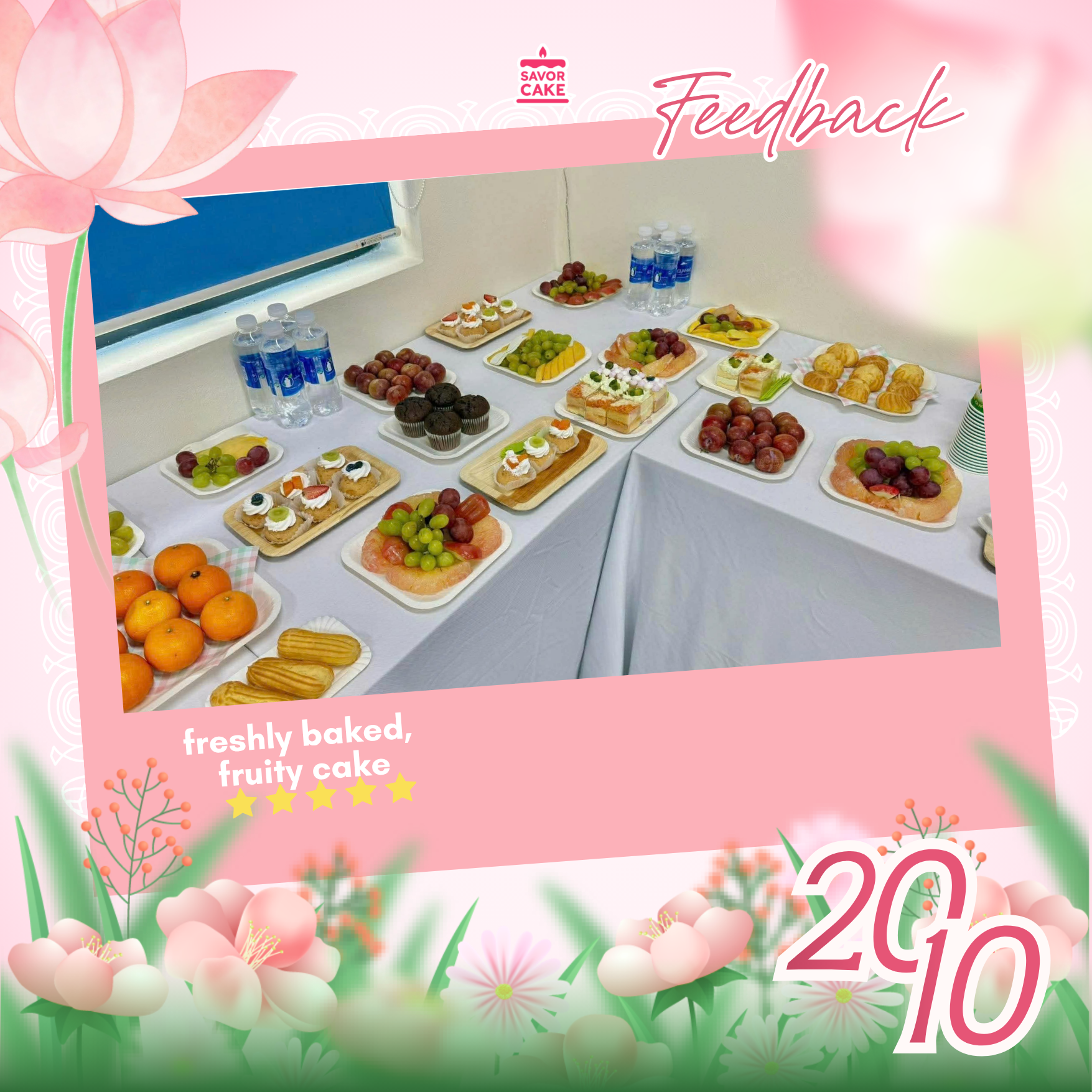 ảnh feedback bánh savor