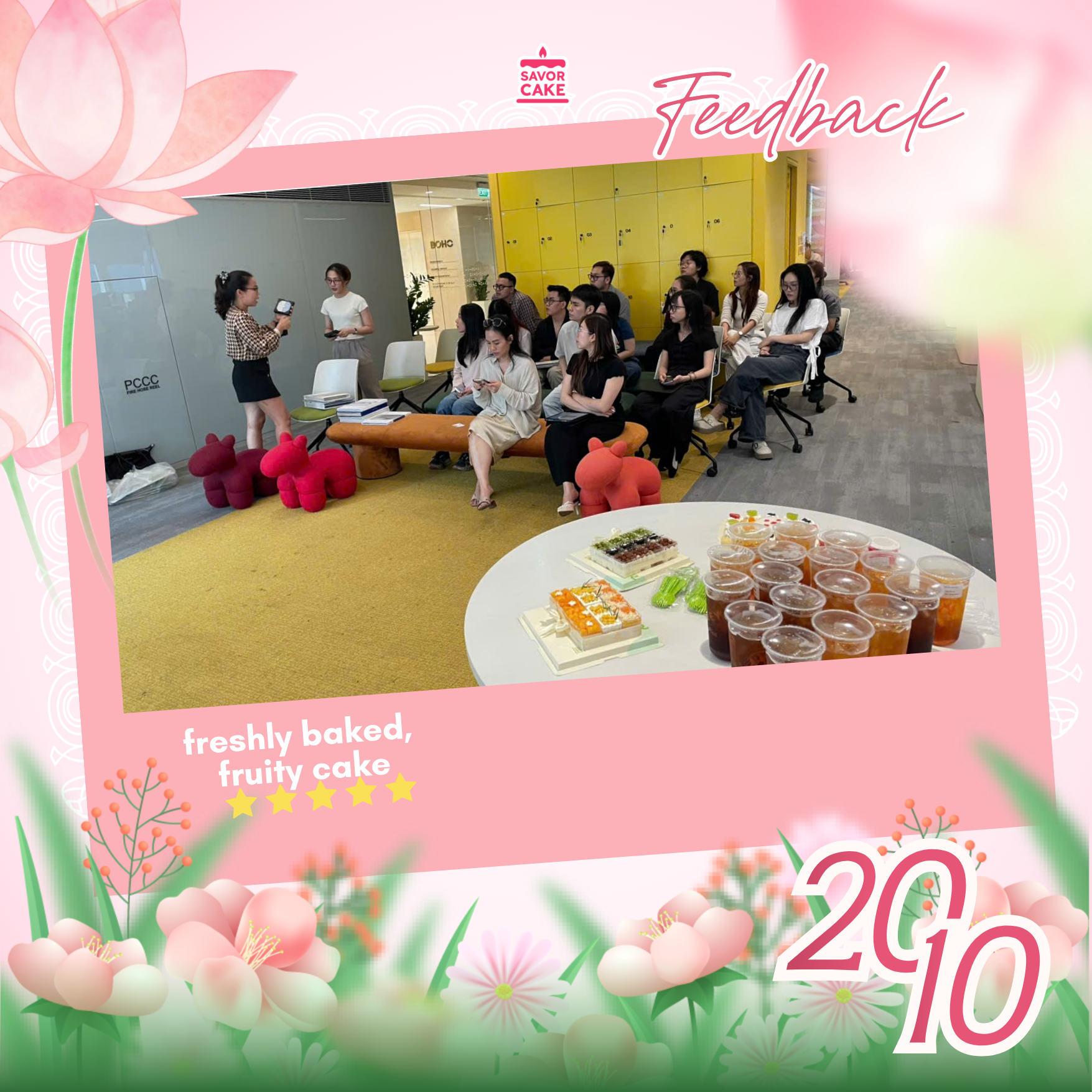 ảnh feedback bánh savor