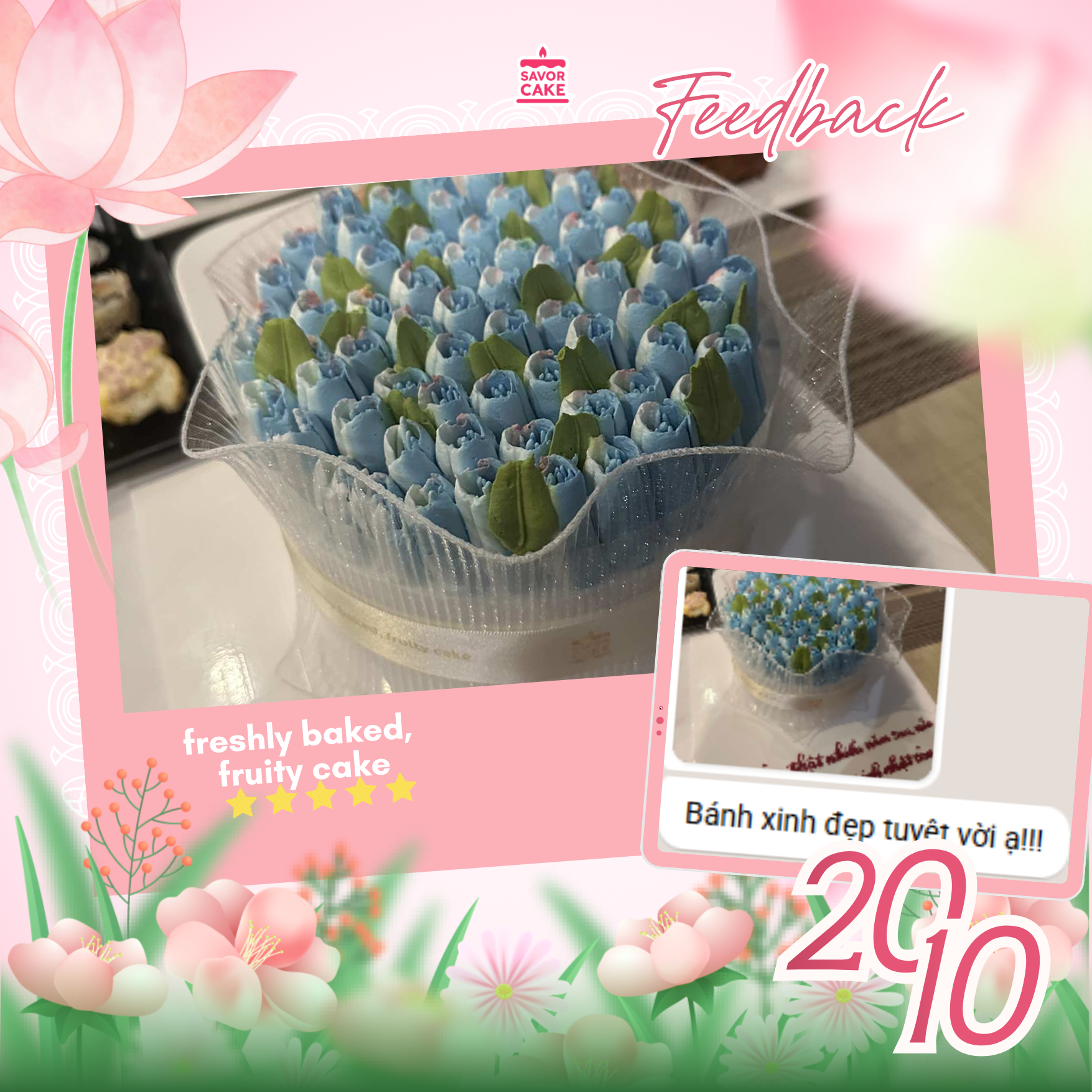 ảnh feedback bánh savor